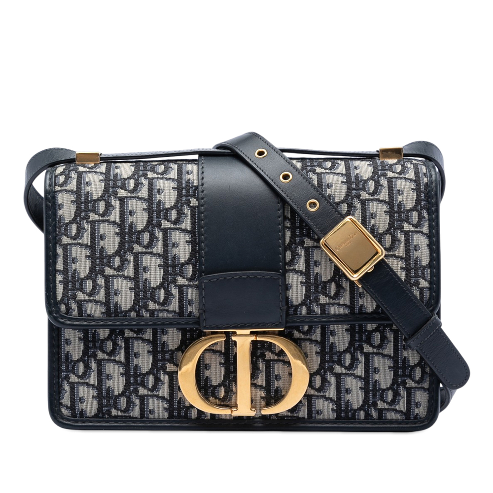 Pre-Loved Dior Oblique Canvas 30 Montaigne Flap